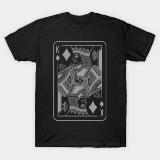 King of Diamonds Grayscale T-Shirt